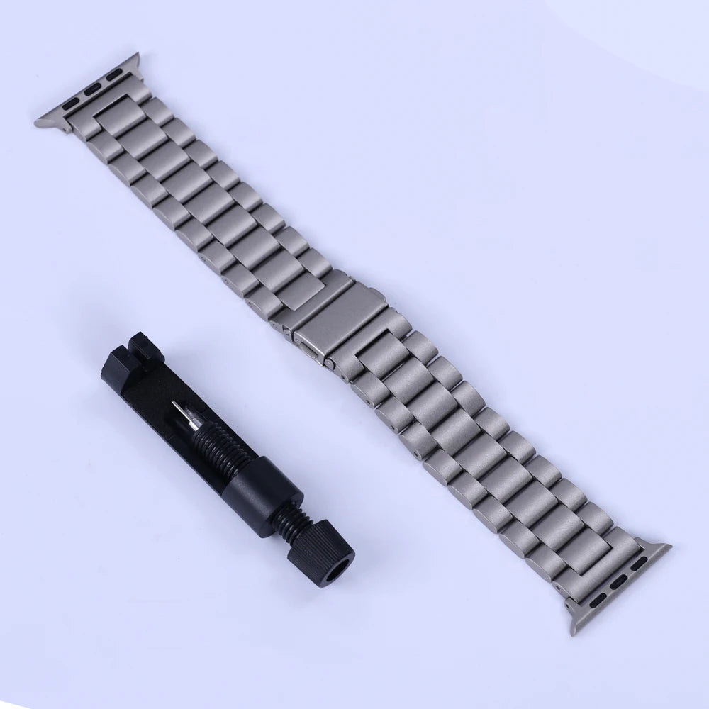 Metal Strap For Apple Watch Band 49mm 45mm 41mm 46mm 44mm Stainless Steel Correa Bracelet belt iwatch 42mm series 7 6 SE 8 Ultra