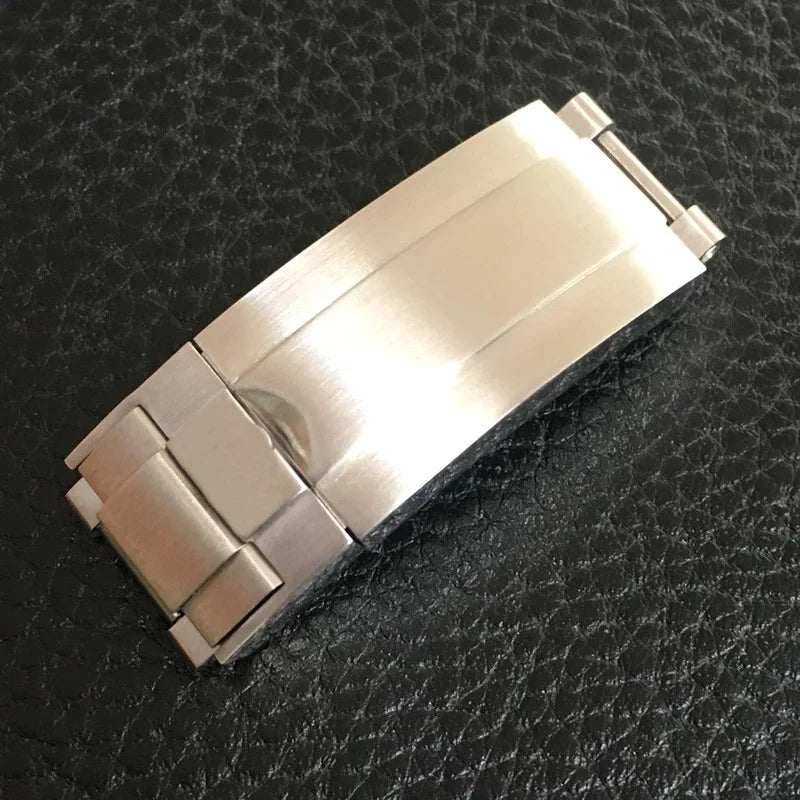 Watch Band Clasp 9x9mm for Rolex Stainless Steel Fine-tuning Pull Button Watch Buckle for DAYTONA SUBMARINER GMT Yacht-Master