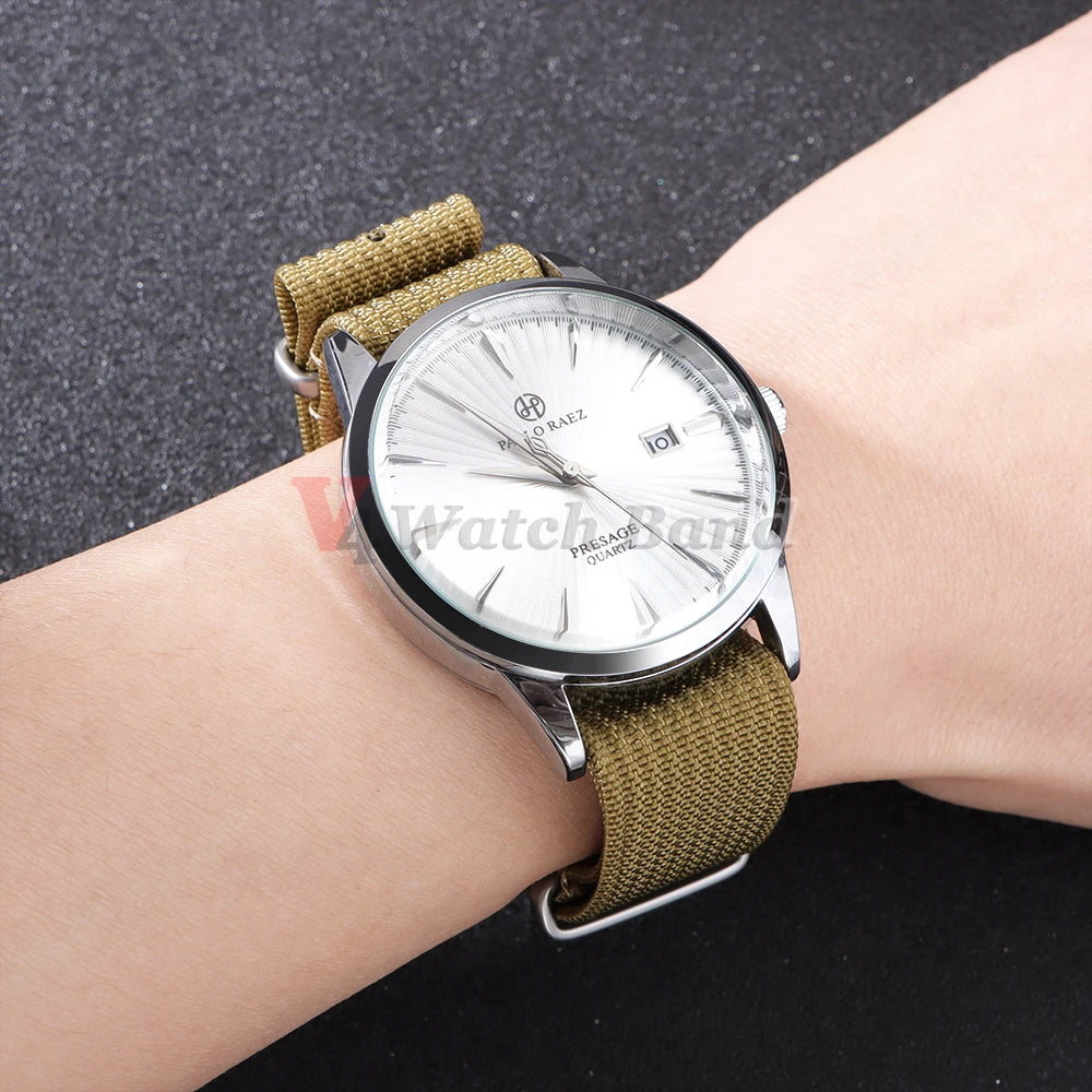18mm 20mm 22mm Nylon Watch Band Waterproof Watch Strap for Omega Military Casual Watchband for Seiko Army Sport Strap Replace