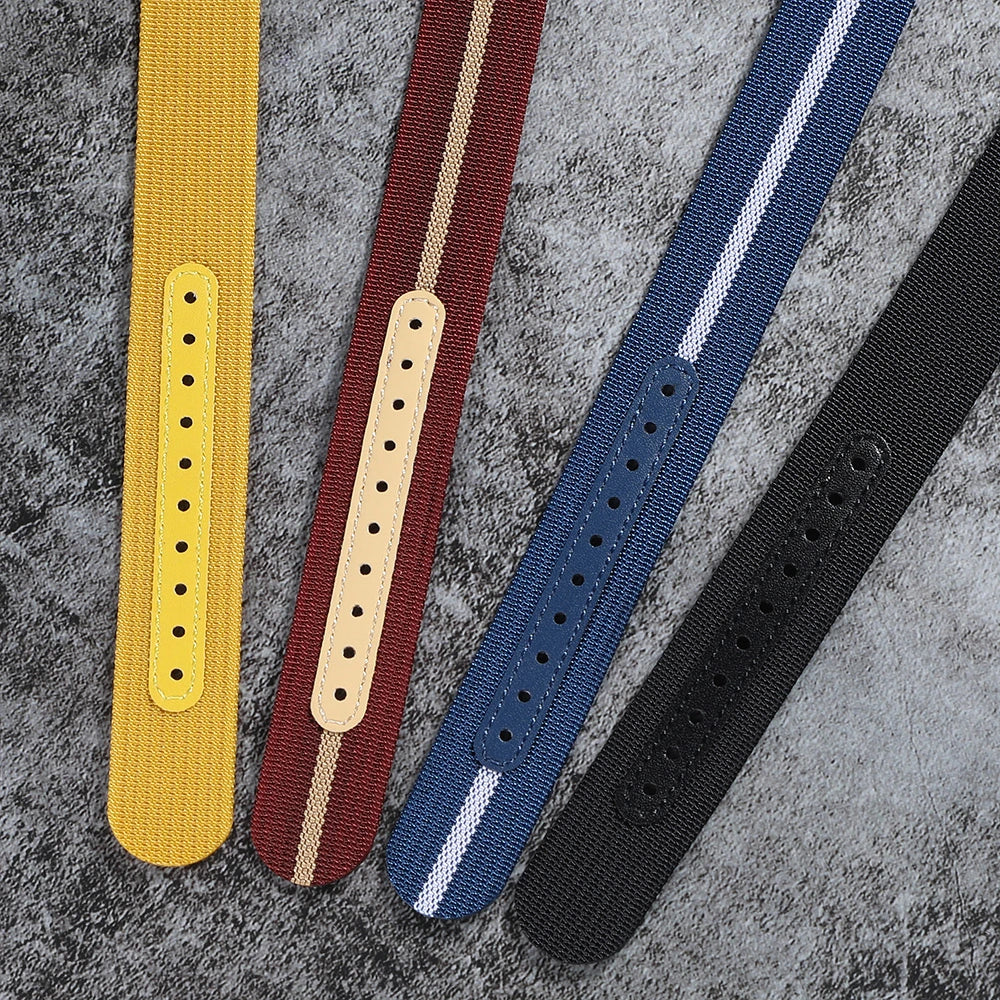 20mm 22mm Quality Ribbed Nylon Watch Strap for Omega Band Folding Buckle Waterproof Deploymant Watchband Men Belt Accessories