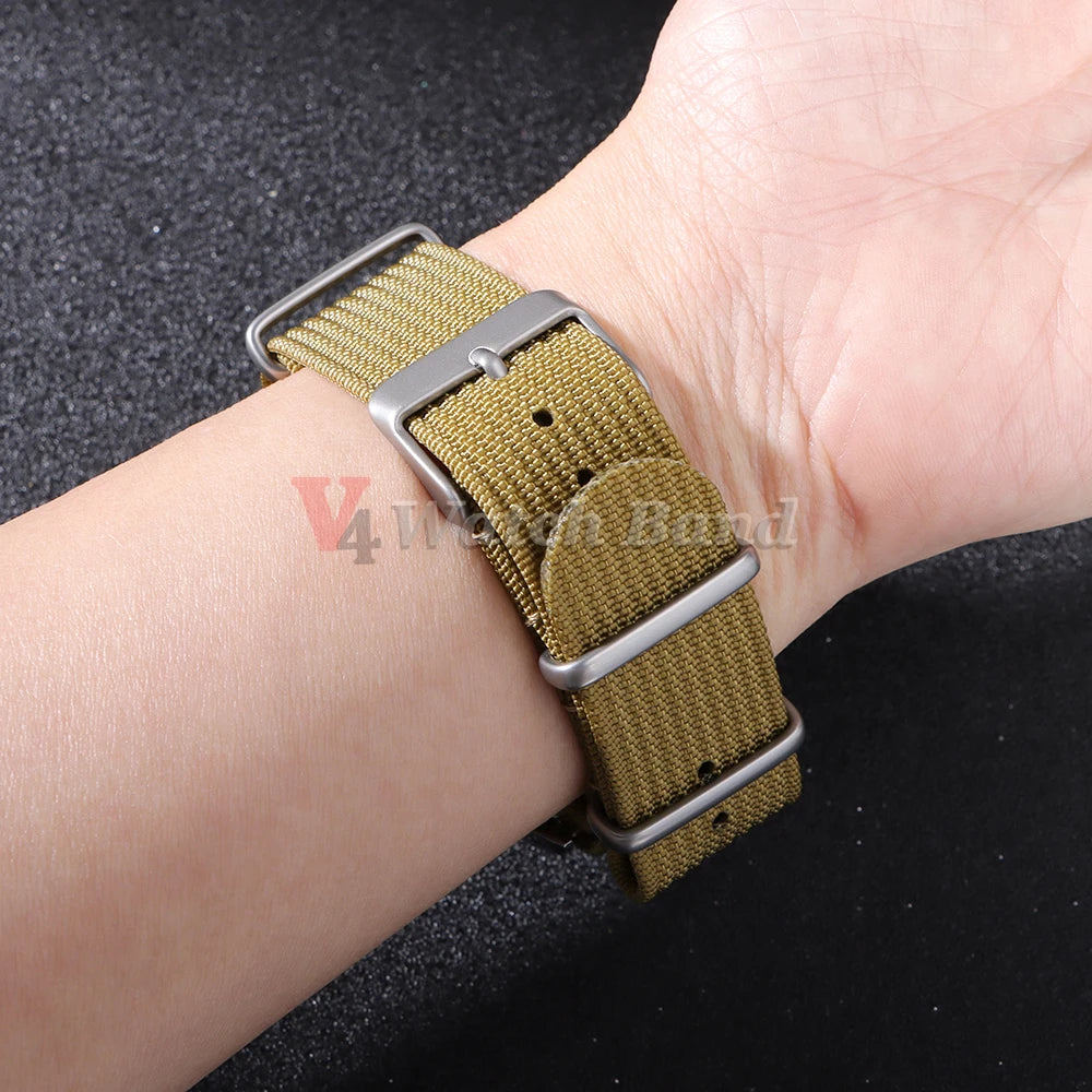 18mm 20mm 22mm Nylon Watch Band Waterproof Watch Strap for Omega Military Casual Watchband for Seiko Army Sport Strap Replace