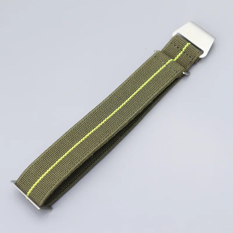 Elastic Nylon Band for Seiko for Rolex for OEMGA for Tudor Watch Sport Bracelet Parachute Watch Strap18mm 20mm 22mm Width
