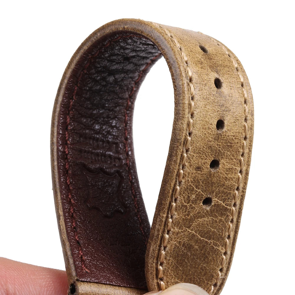 Genuine Cowhide Strap for Casio for Seiko for Omega  High Quality Crazy Horse Cowhide Watch Band for Rolex 18 22 22mm