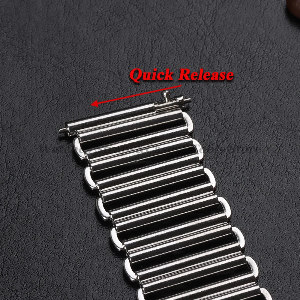 18mm 20mm 22mm Quick Release High Quality Stainless Steel Watch Strap for Huawei WatchGT4/GT5 Universal Men Bracelet Accessories