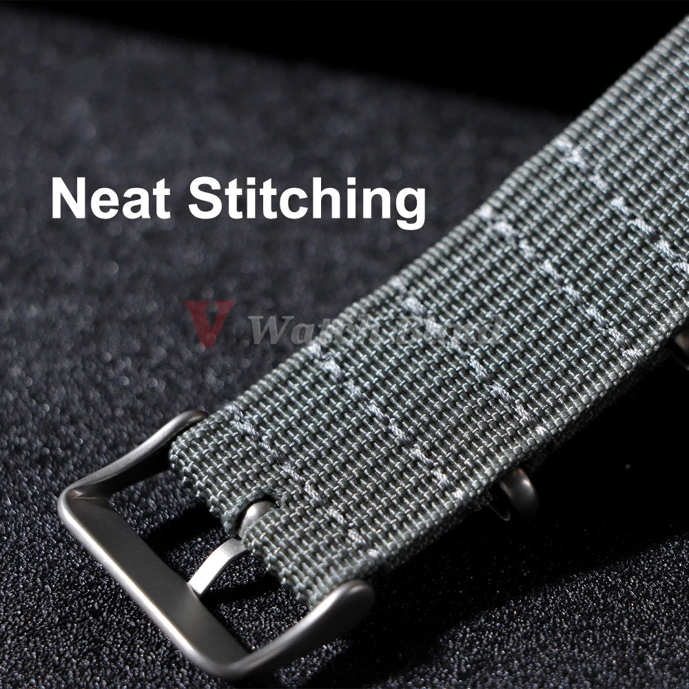 Brown Green Black Band Military Casual Watchband for Seiko Army Sport Bracelet 18mm 20mm 22mm Nylon Watch Strap Replacement Belt