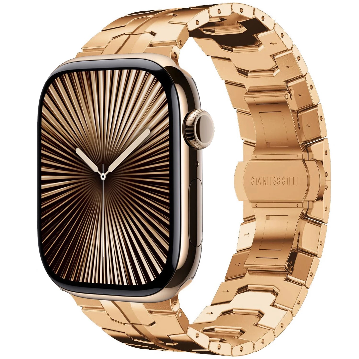 For Apple Watch Series 10 46mm Strap Stainless Steel Bracelet For Iwatch 10 9 Ultra 49mm 42mm 45mm Correa Metal Business Correa