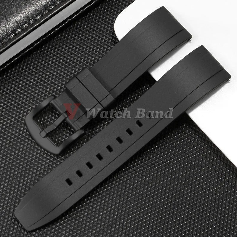 Quick Release Rubber Watch Strap for Citizen for Seiko20mm 22mm 24mm Premium Silicone Band for Omega Replace Bracelet for Tissot