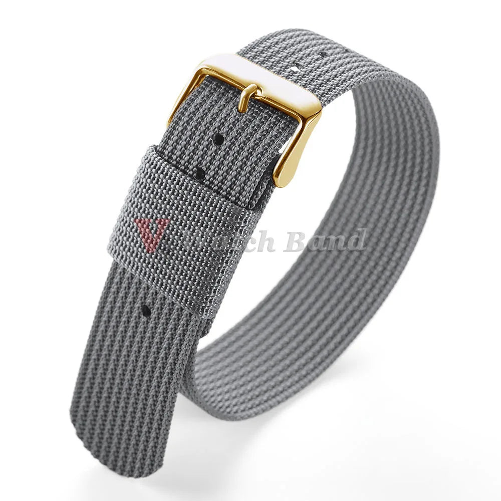 For Army Military Watch Band 18mm 20mm 22mm Ribbed Nylon Watch Strap for Swatch for Omega for Rolex for Seiko for Moonswatch