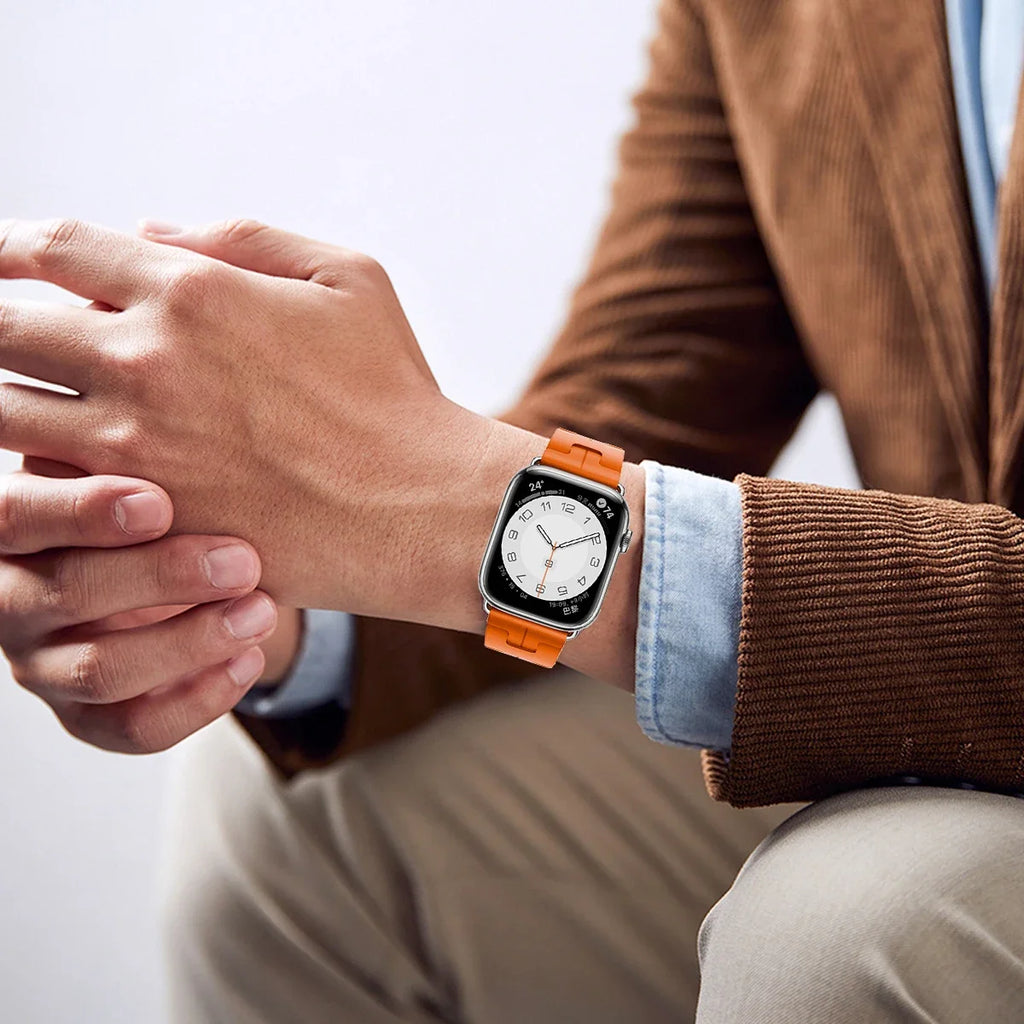 For Apple Watch 11 46 42mm Kilim Single Tour Strap For Iwatch 10 9 8 se 49/45mm Silicone Bracelet Band Sport Wristband Accessory