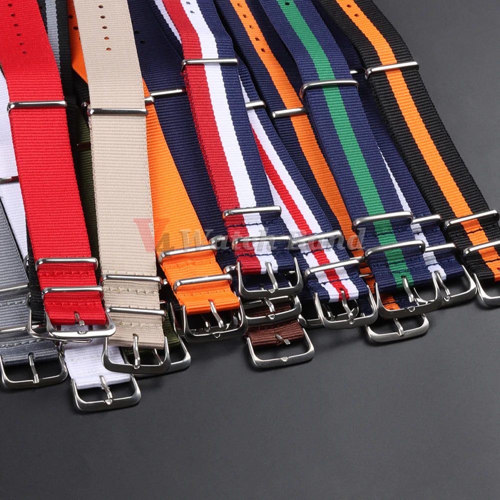 Nylon Watch Band for Omega 20mm 22mm 18mm Strap for Seiko Skx Turtle Military Watchband for Rolex Oyster Army Sport Bracelet