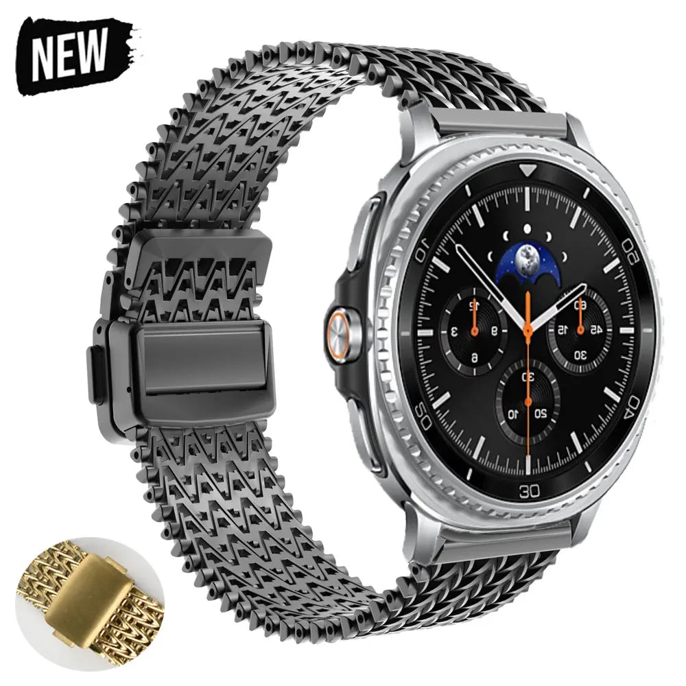 Milanese Loop Band For Samsung Watch8 40 44mm/8Classic Strap Metal Magnetic Correa For Samsung Galaxy Watch Ultra 1 2 47mm Bands