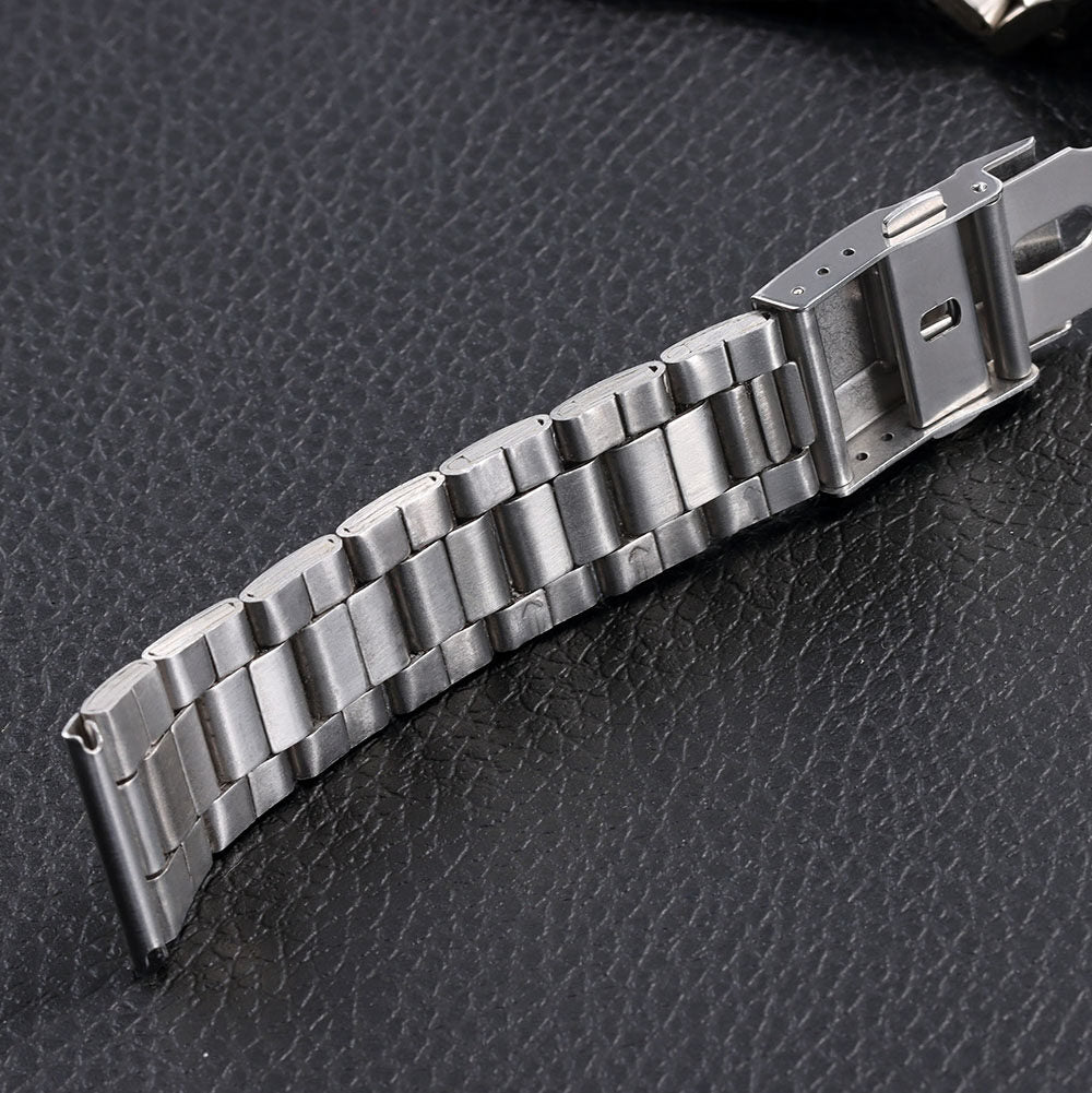 Metal Watch Band for Seiko 20mm 22mm Steel Watchband Silver Bracelet Wristbelt 20/22mm Middle Polished Strap