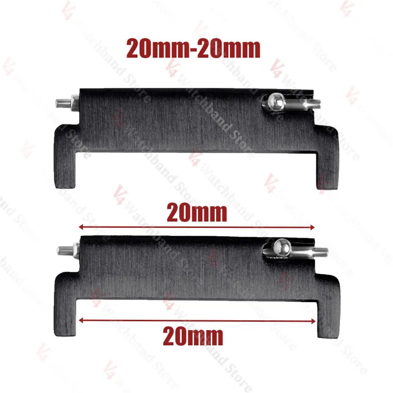 1 Pair Watch Strap Adapter 18mm To 20mm 22mm,20mm To 18/20/22mm,22mm To 22mm Quick Release Pins Connectors Watchband Accessories
