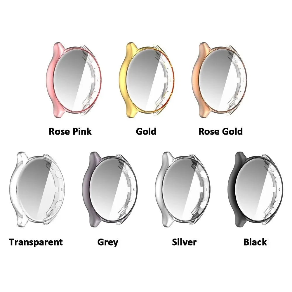 2 in 1 Case & Band For Amazfit GTR3 GTR 3 Pro Stainless Steel Strap Clear Protective Cover Bumper Set Smart Watch Accessories