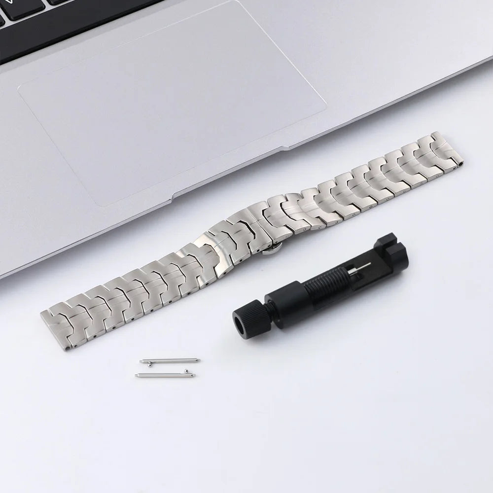 Metal Strap For Samsung Galaxy Watch 7 6 5 4 40 44mm 5pro 45mm Band Stainless Steel Business Metal For Omega MoonSwatch Correa