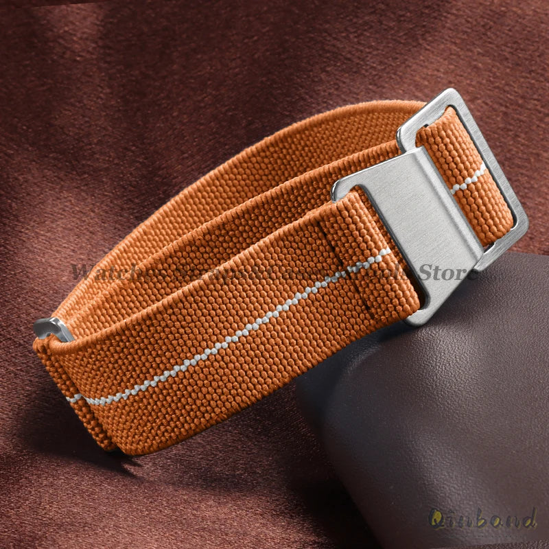 Elastic Nylon Watch Band for Seiko for Omega Sports Bracelets 18mm 20mm 22mm for Huawei Watch GT5/GT4/GT3 Parachute Watch Straps