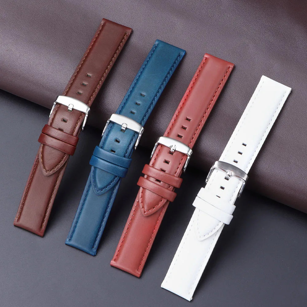 Universal Leather Strap for DW Daniel Wellington Watch Band 17mm 18mm 20mm 22mm Meninos Assistem Genuine Leather Watchband