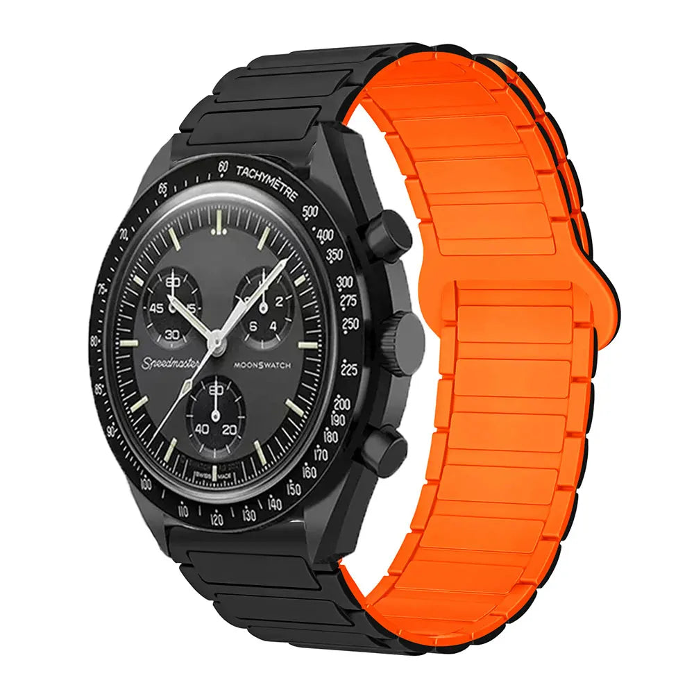 20mm Strap For Omega X Swatch Joint MoonSwatch Band Magnetic Loop Silicone Bracelet For Amazfit GTS4 Watch7 6 5 4 40/44mm Correa