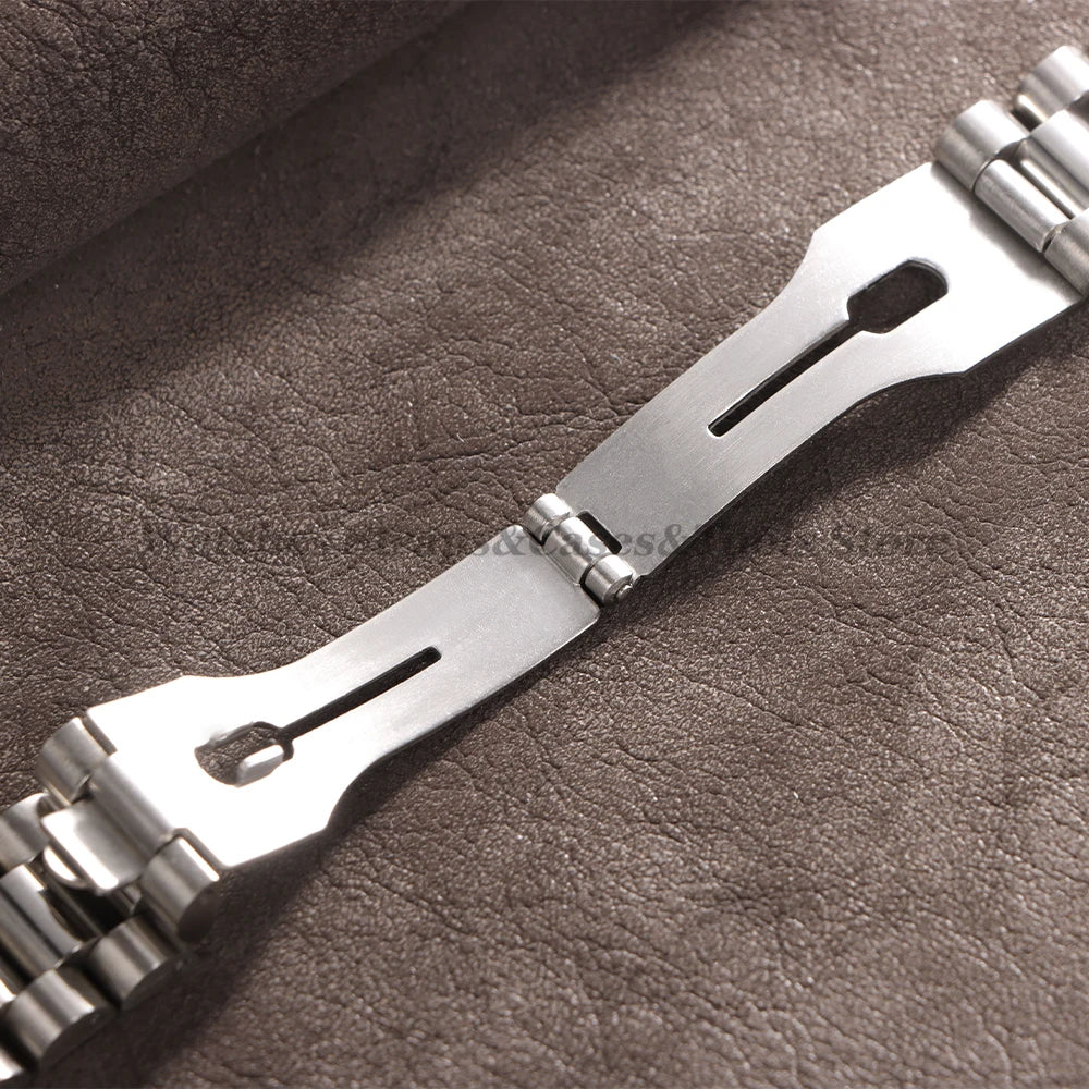 20mm Stainless Steel Watch Strap for Rolex for Water Ghost Wrist Band Silver Gold Curved End Bracelet Men Women Sport Watch Band