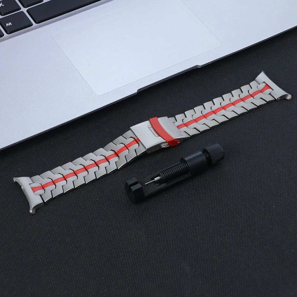 For Samsung Galaxy Watch Ultra Band Stainless Steel Bracelet For Galaxy Watch Ultra 47mm Correa Metal Business Watchband