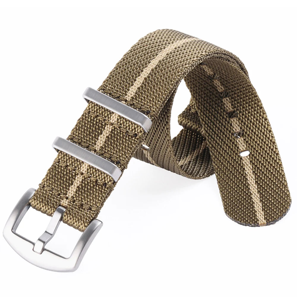 Universal Strap for Seiko Watchband for Rolex Bracelet for Omrga Canvas Nylon Band 22mm 20mm Wristband Watch Band Belt