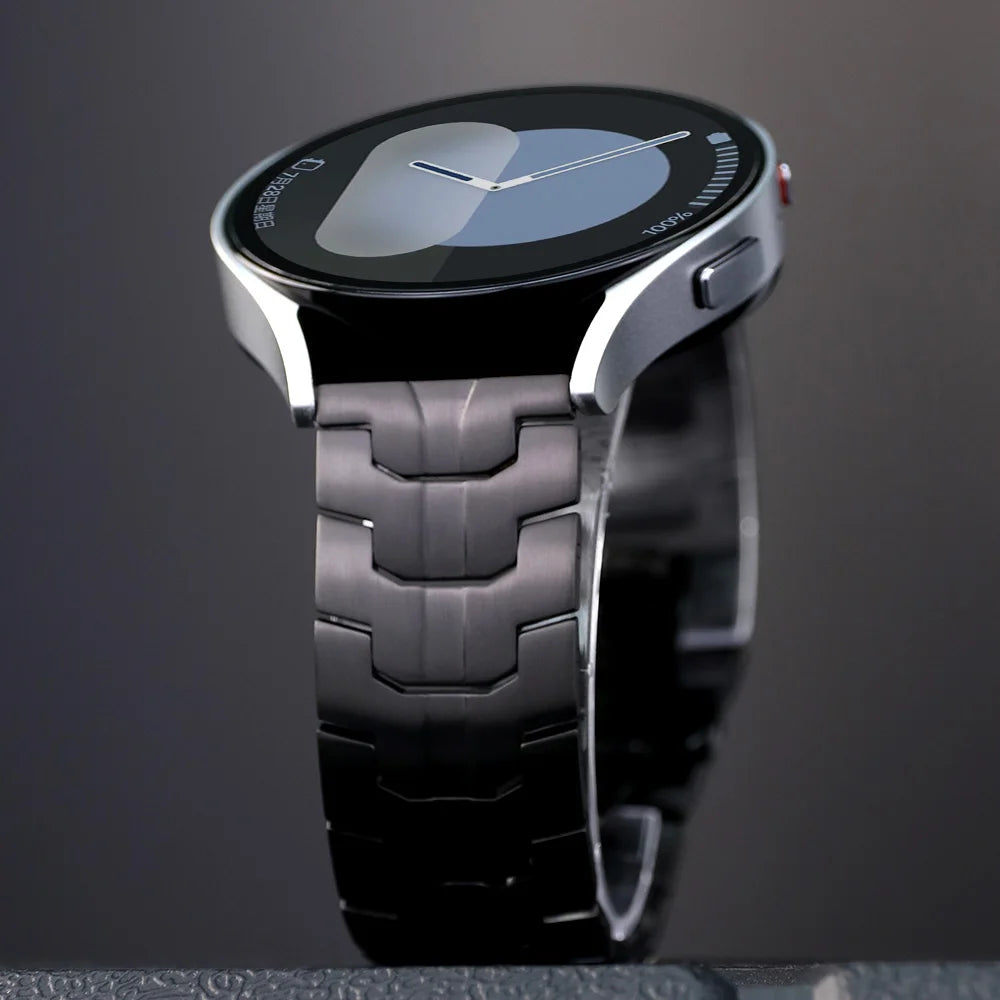 Metal Strap For Samsung Galaxy Watch 7 6 5 4 40 44mm 5pro 45mm Band Stainless Steel Business Metal For Omega MoonSwatch Correa