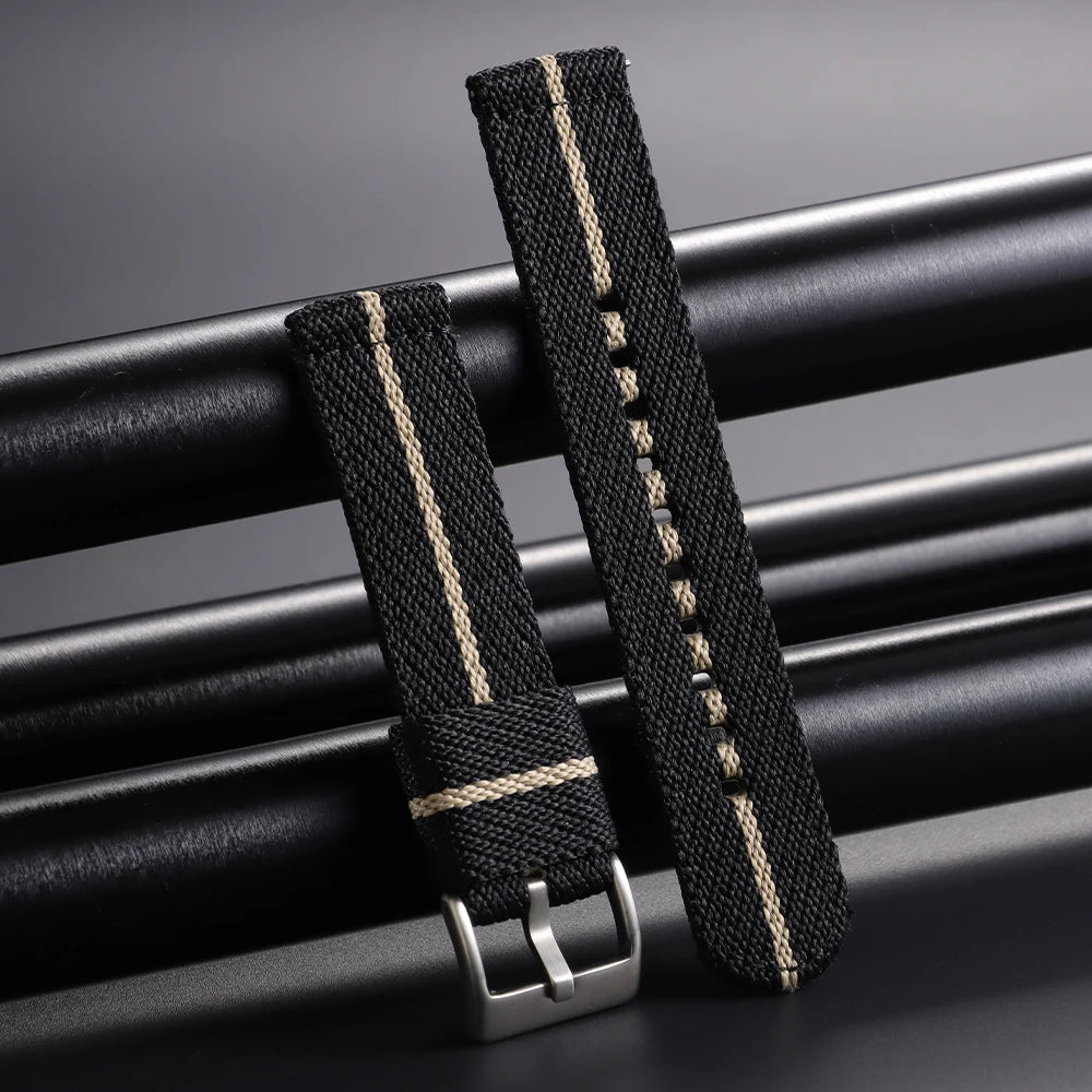 Nylon Strap 20m 22mm for Tudor for Omega Watch Band Woven Canvas Fabric Band for Seiko Men Military Sport Quick Release Bracelet