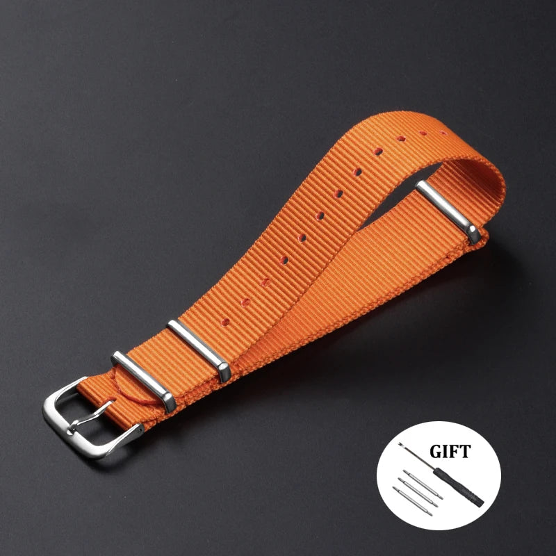 Military Casual Watchband Nylon Watch Band for Omega 20mm 22mm 18mm Strap for Seiko Army Sport High Quality Bracelet Replacement