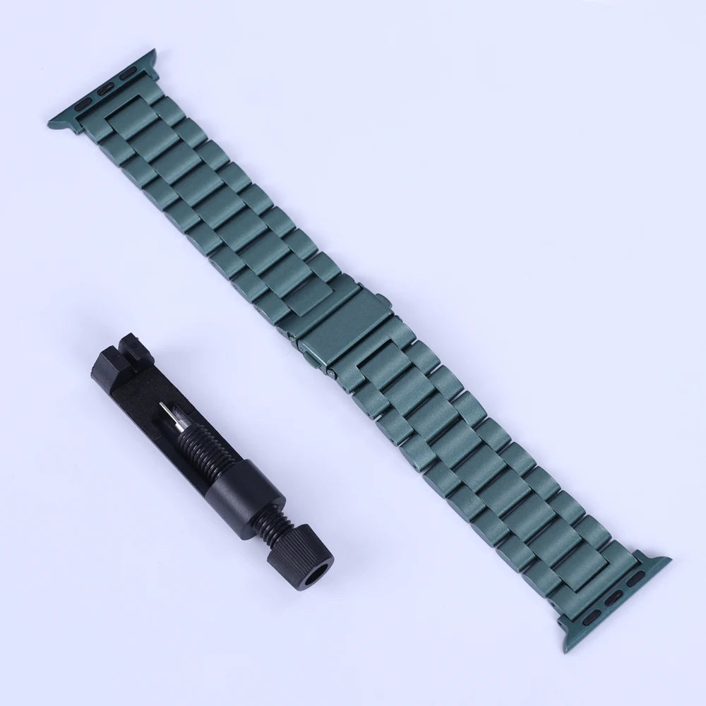 Metal Strap For Apple Watch Band 49mm 45mm 41mm 46mm 44mm Stainless Steel Correa Bracelet belt iwatch 42mm series 7 6 SE 8 Ultra