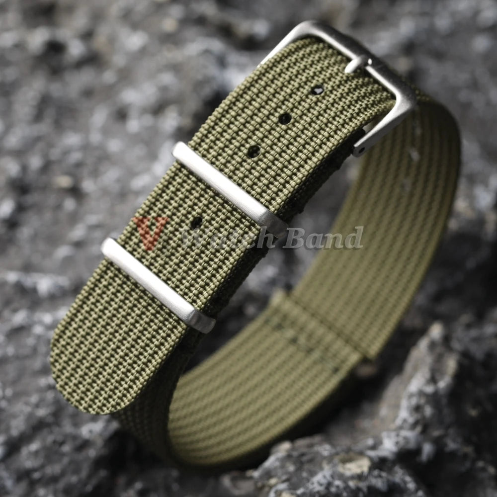 19mm 18mm 20mm 22mm New Ribbed Nylon Watchband Nylon Strap for Seiko Watches Accessories for Omega Military Watch Band Bracelets