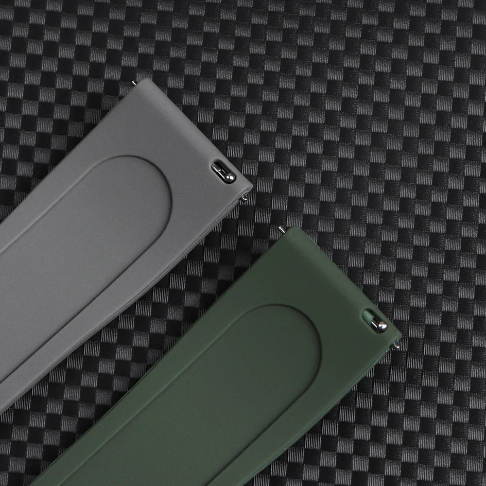 Universal Watrproof Rubber Strap for Rolex 20mm 22mm for Armani for Omega Wristbelt Sport Silicone Watch Band for Seiko Bracelet