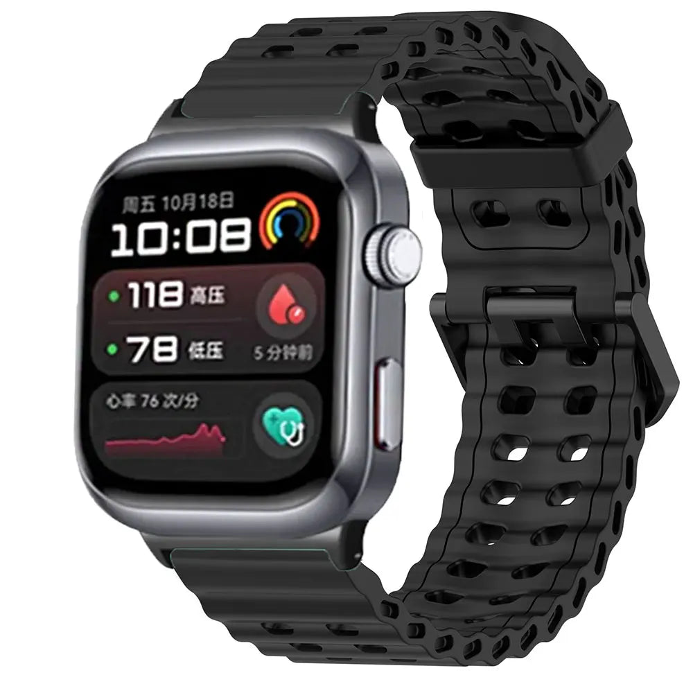 For Huawei Watch D2 Strap Silicone Wristband Accessories Correa For Huawei Watch D2 Smartwatch Bracelet Metal Connector Band