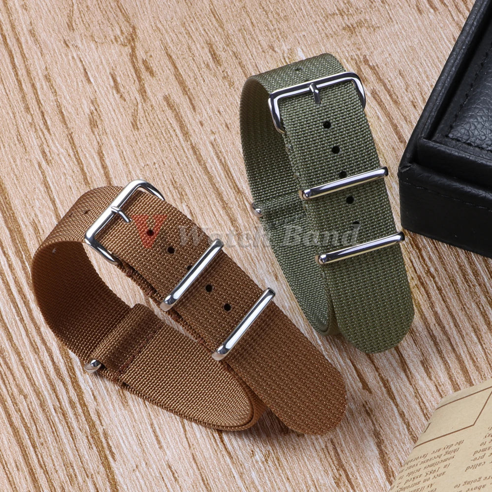 High Quality Nylon Watch Band for Omega 20mm 22mm 18mm Strap for Seiko Military Casual Watchband Army Sport Bracelet Replacement