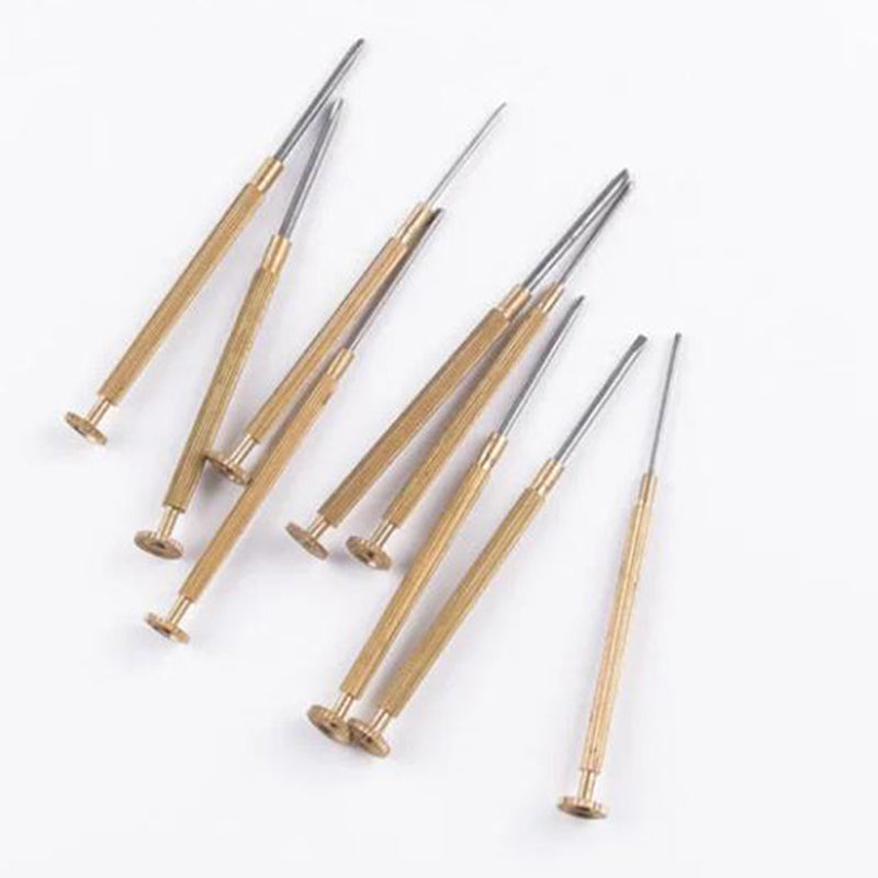 1Pcs Steel Screwdriver for Rolex Watch 0.8 1.0 1.2 1.4 1.6 1.8mm Flat Blade Screw Driver Repair Tools Watchmaker Screwdriver