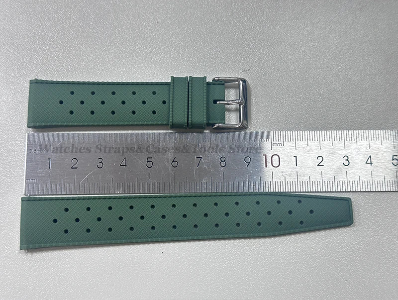 Tropic Silicone Watch Strap 18/20mm 22mm for Seiko for Fossil for Oris Wrist Band Quick Release Soft Rubber Bracelet Replacement