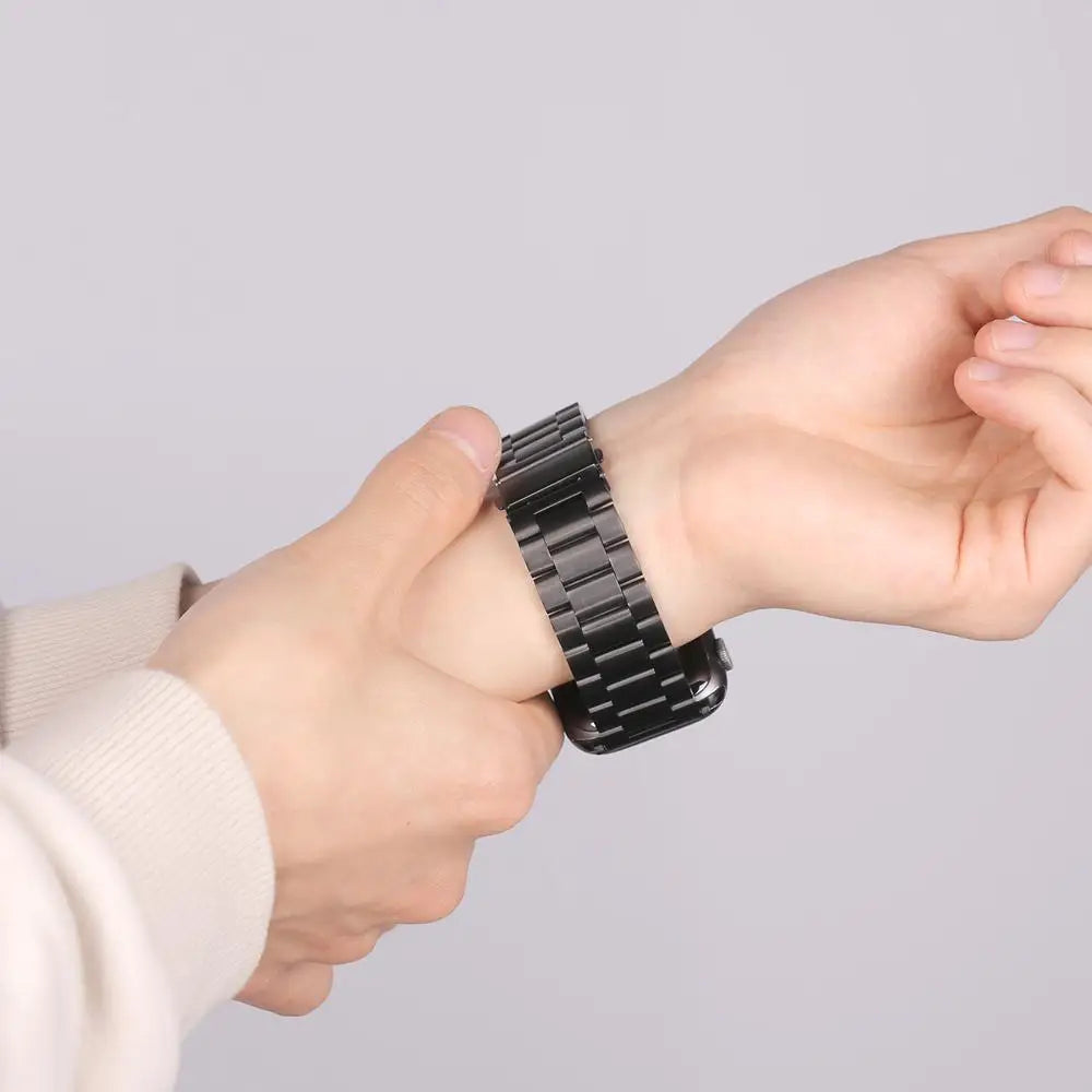 Metal Strap For Apple Watch Band 49mm 45mm 41mm 46mm 44mm Stainless Steel Correa Bracelet belt iwatch 42mm series 7 6 SE 8 Ultra