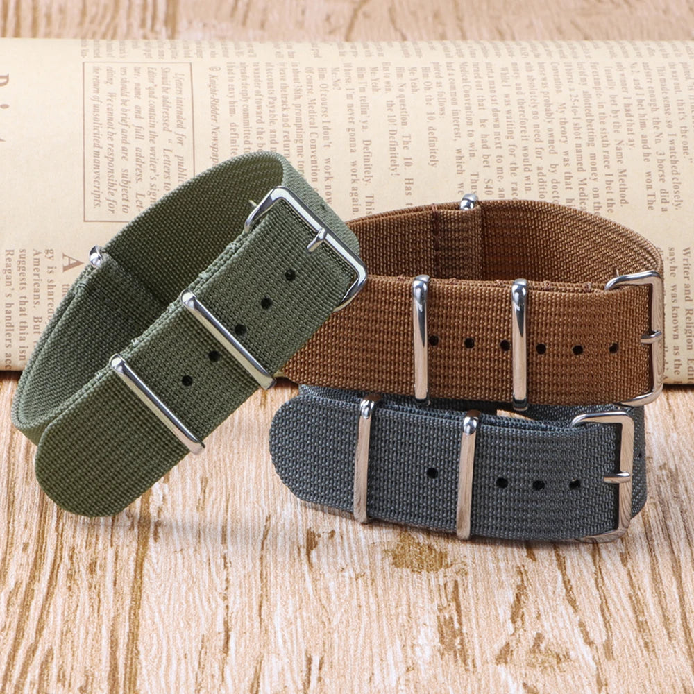High Quality Nylon Watch Band for Omega 20mm 22mm 18mm Strap for Seiko Military Casual Watchband Army Sport Bracelet Replacement