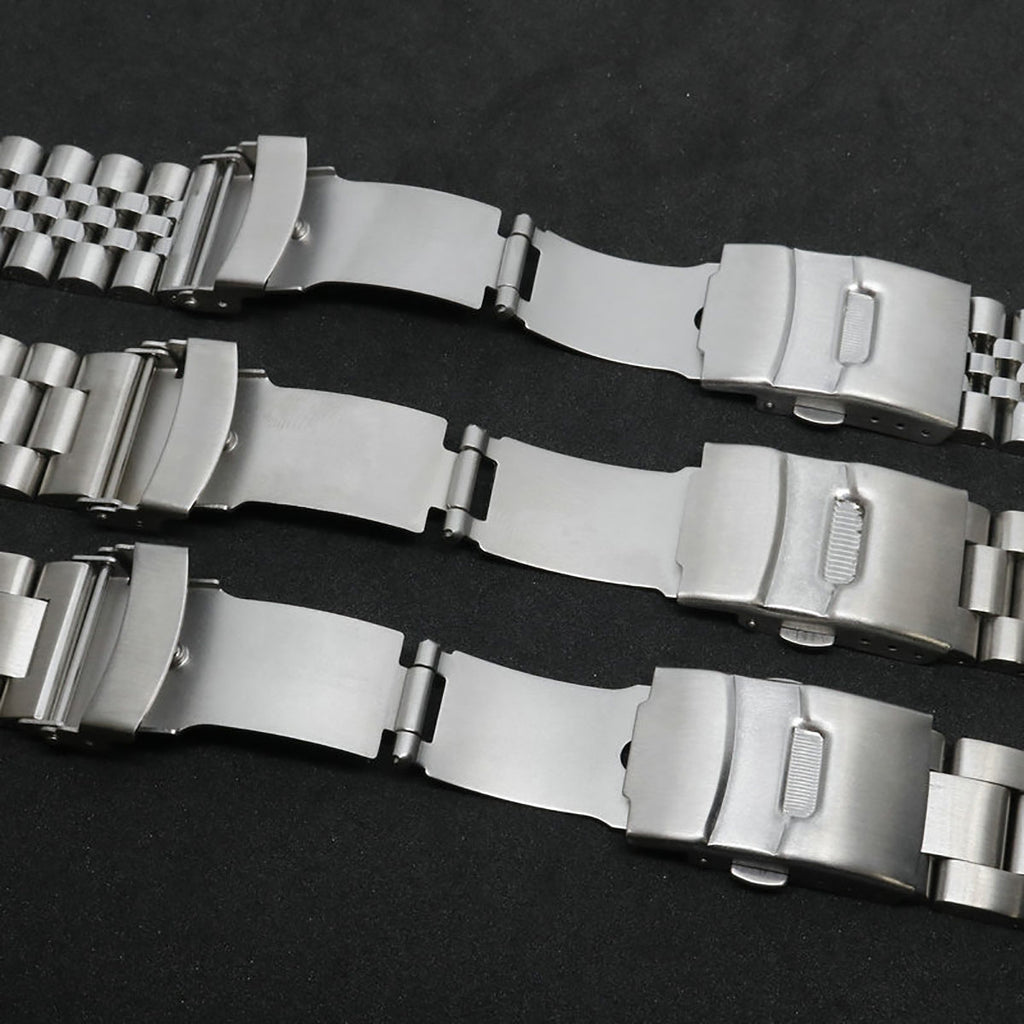 Curved Strap for Seiko Luxury Solid Stainless Steel Watch Band 18/19/20/21/22/24/26mm Arc End Belt Men Watch Accessories