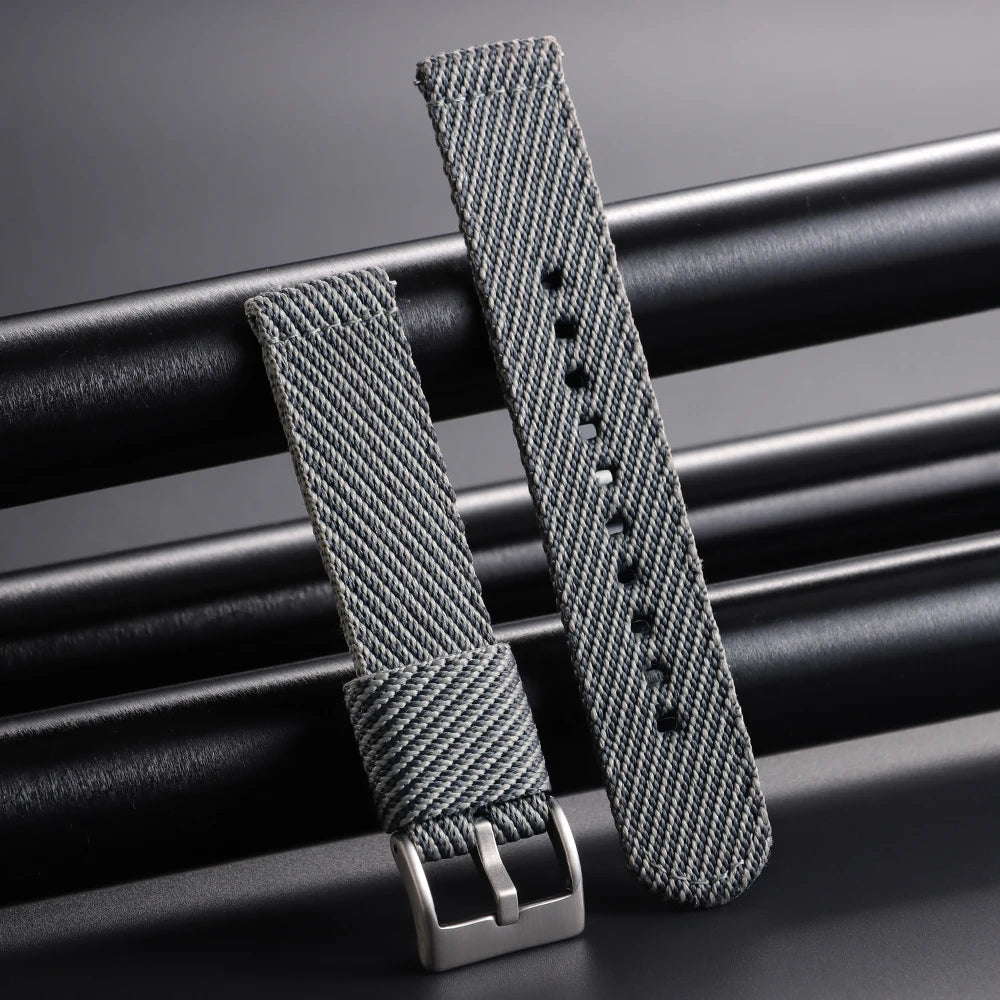 Nylon Strap 20m 22mm for Tudor for Omega Watch Band Woven Canvas Fabric Band for Seiko Men Military Sport Quick Release Bracelet