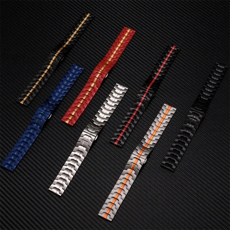 Metal Strap For Omega X Swatch Joint MoonSwatch Stainless Steel Business Bracelet For Amazfit GTS 3 4 4mini Wristband Accessory