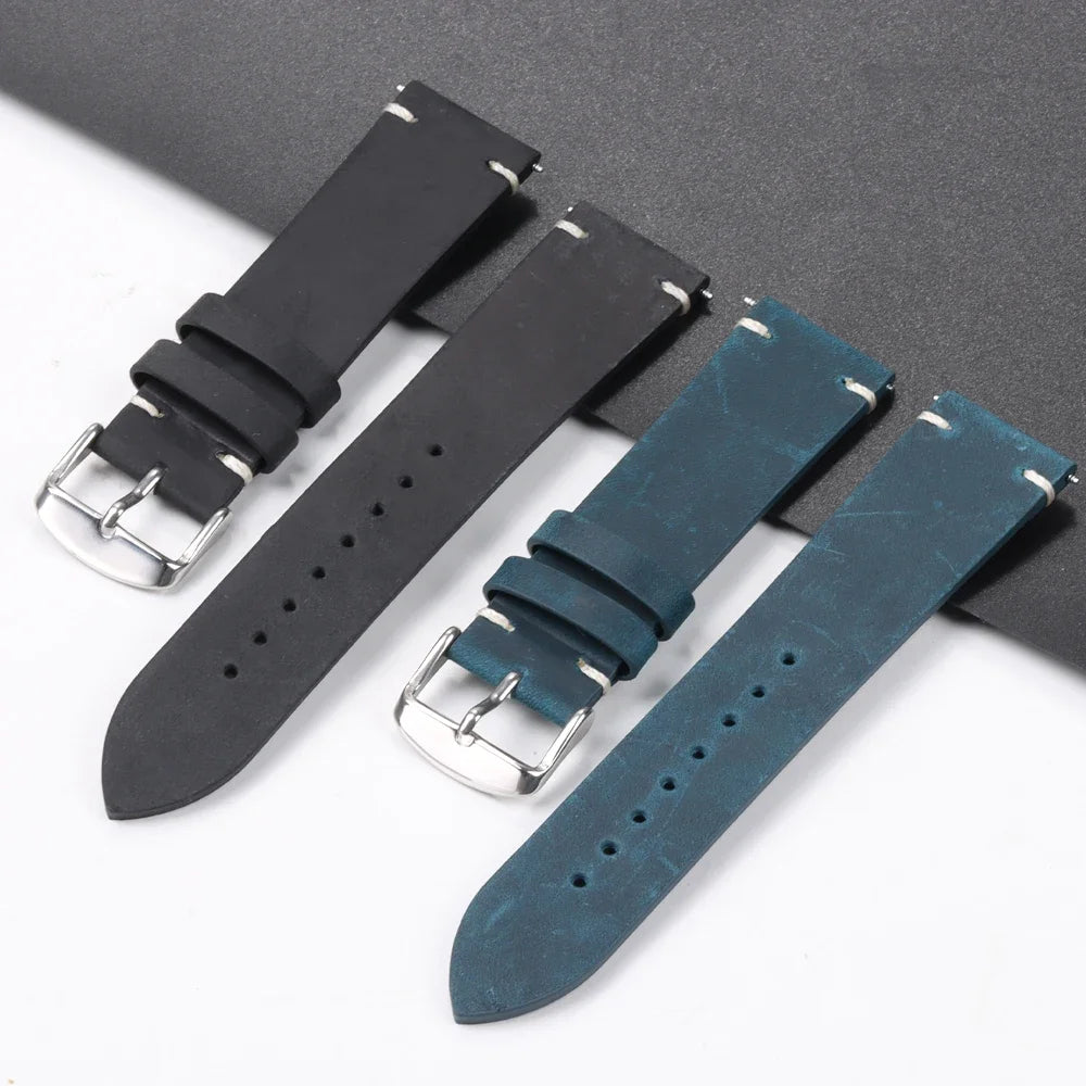 Calfskin Leather Bracelet for Omega for Seiko Watch Band Brown 18 20 21 22 24mm Wrist Strap for Casio for Rolex Watch Accessory