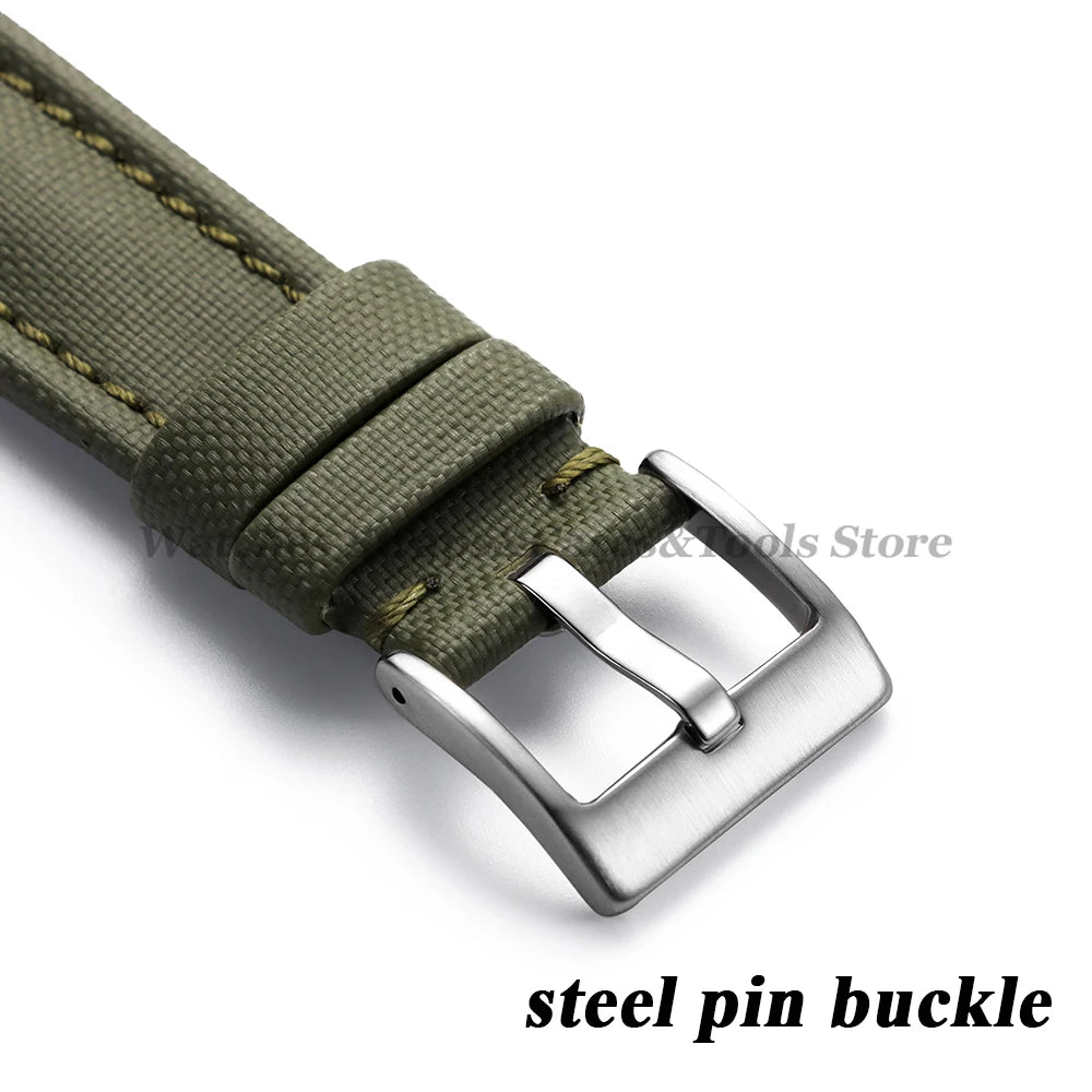 New Premium Sailcloth WatchBand 18/19/20mm 21mm 22mm for Rolex for Omega for Blancpain Quick Release Men Sport Replacement Strap