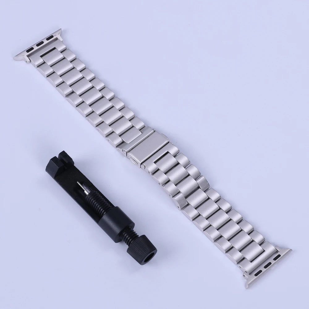 For Apple Watch 10 46mm Strap Stainless Steel Wristband Accessories Correa For Iwatch 10 9 8 Ultra 49mm 42/44/38mm Metal Band