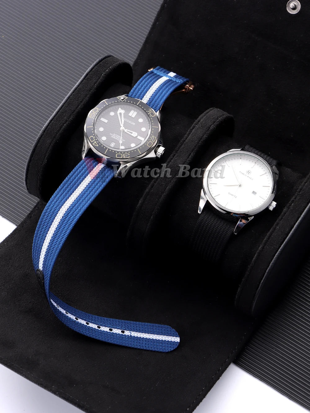 20mm Nylon Watch Strap for Seiko for Tudor Loop Fastener Watch Band for Omega Men Women Military Sport Waterproof Wrist Bracelet