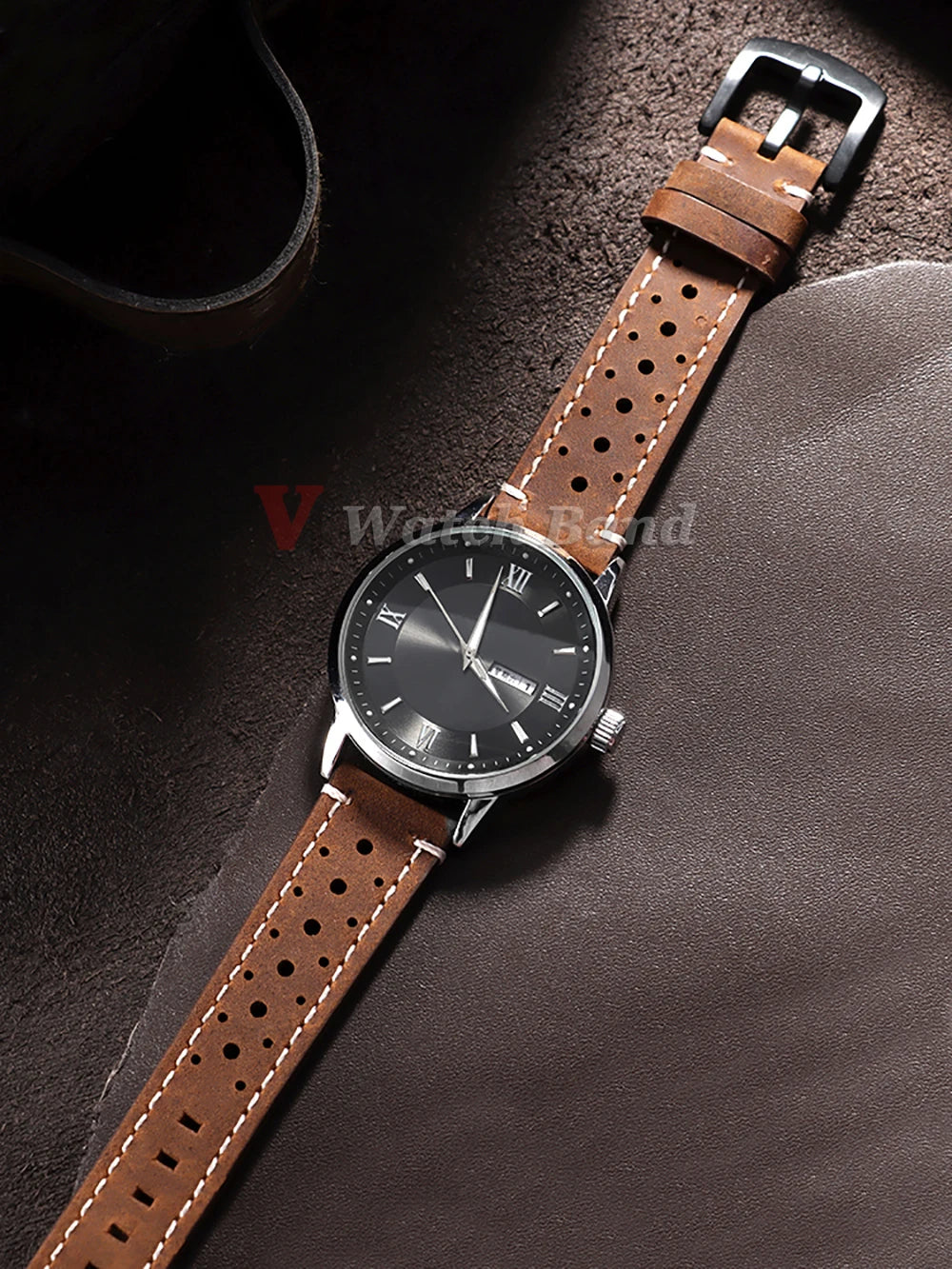 Genuine Cowhide Leather Strap for Samsung Galaxy Watch 8 7 6 5 4 3 Soft Breathable Retro Wristband 18mm 19mm 20mm 21mm 22mm 24mm