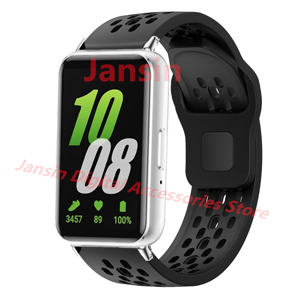 Silicone Band For Samsung Galaxy Fit 3 Strap Sport Wristband Correa For Samsung Galaxy Fit3 Bracelet Accessories Watchband