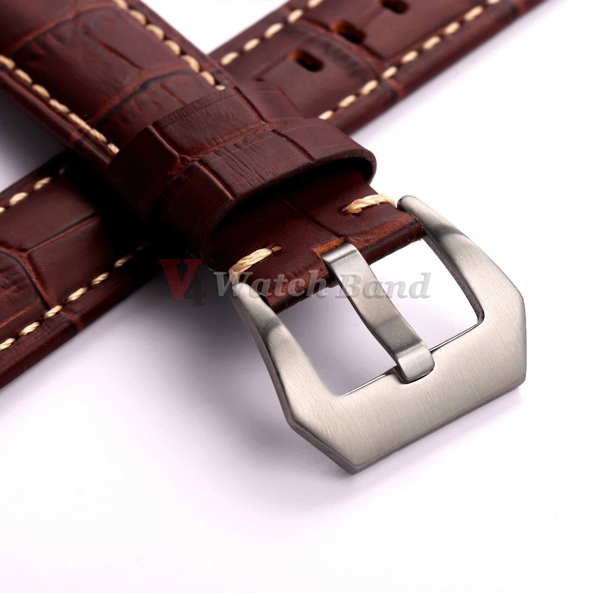 Genuine Leather Watch Band Bracelet 20mm 22mm 24mm 26mm for Panerai Cowhide Vintage Watchband for Samsung Galaxy Watch 3 4 Strap
