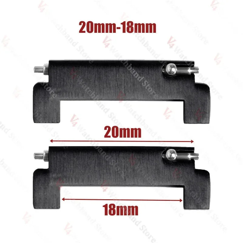 1 Pair Watch Strap Adapter 18mm To 20mm 22mm,20mm To 18/20/22mm,22mm To 22mm Quick Release Pins Connectors Watchband Accessories