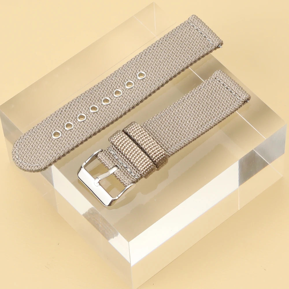 Quick Release Nylon Watch Band 18mm 20mm 22mm Replacement Strap Men Women Bracelet for Samsung Watch 6/5/4/3 for Huawei