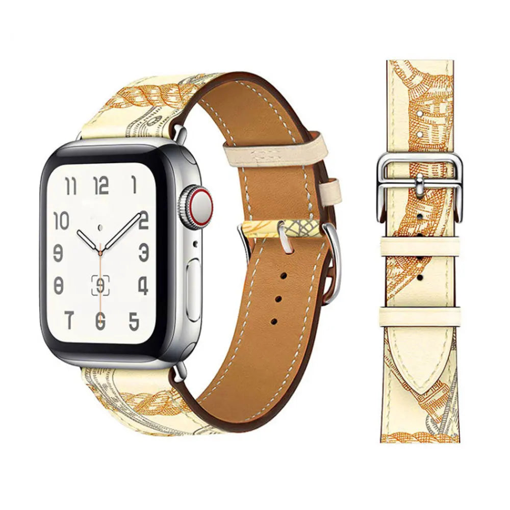 Vintage Leather Strap For Apple watch band 44mm 49mm 45mm 42mm 46mm 40mm correa bracelet iWatch series 7 8 6 SE ultra Watchband